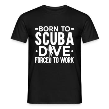 Sporttauchen Geschenk Unterwasser Sporttaucher - Männer T-Shirt - Schwarz - Vorne - AI Model Male 178 light (178cm)
