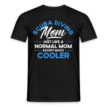 Scuba Diving Gift Underwater Scuba Diver - Men's T-Shirt - black - Front - AI Model Male 178 light (178cm)
