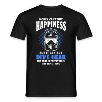 Sporttauchen Geschenk Unterwasser Sporttaucher - Männer T-Shirt - Schwarz - Vorne - AI Model Male 178 light (178cm)