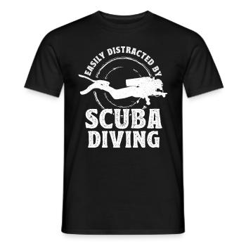 Sporttauchen Geschenk Unterwasser Sporttaucher - Männer T-Shirt - Schwarz - Vorne - AI Model Male 178 light (178cm)