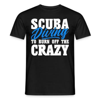 Sporttauchen Geschenk Unterwasser Sporttaucher - Männer T-Shirt - Schwarz - Vorne - AI Model Male 178 light (178cm)
