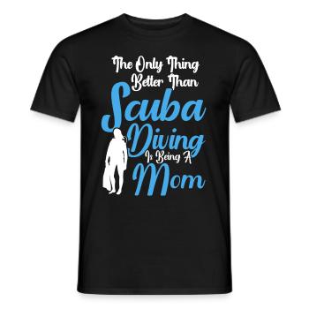 Sporttauchen Geschenk Unterwasser Sporttaucher - Männer T-Shirt - Schwarz - Vorne - AI Model Male 178 light (178cm)