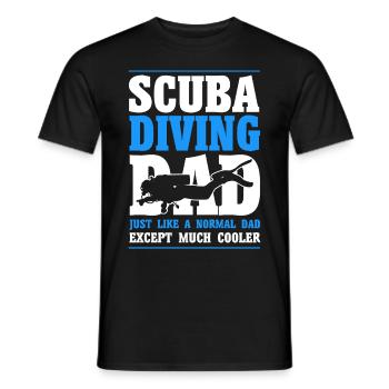 Sporttauchen Geschenk Unterwasser Sporttaucher - Männer T-Shirt - Schwarz - Vorne - AI Model Male 178 light (178cm)