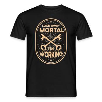 Locksmith Lock Picking Employee Locksmith - Men's T-Shirt - black - Front - AI Model Male 178 light (178cm)