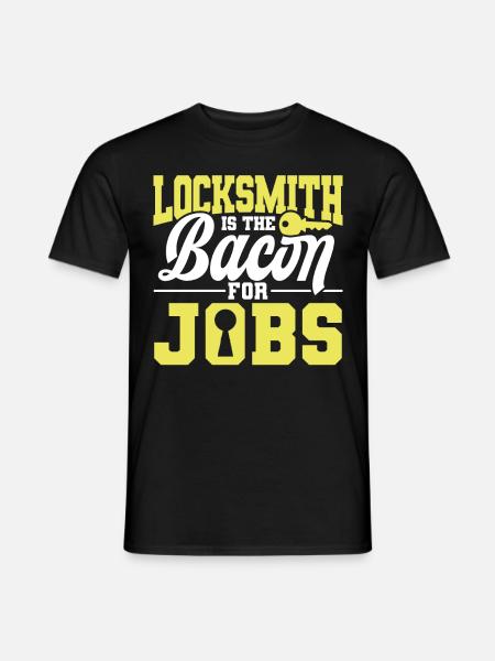 Locksmith Lock Picking Employee Locksmith - Men's T-Shirt - black