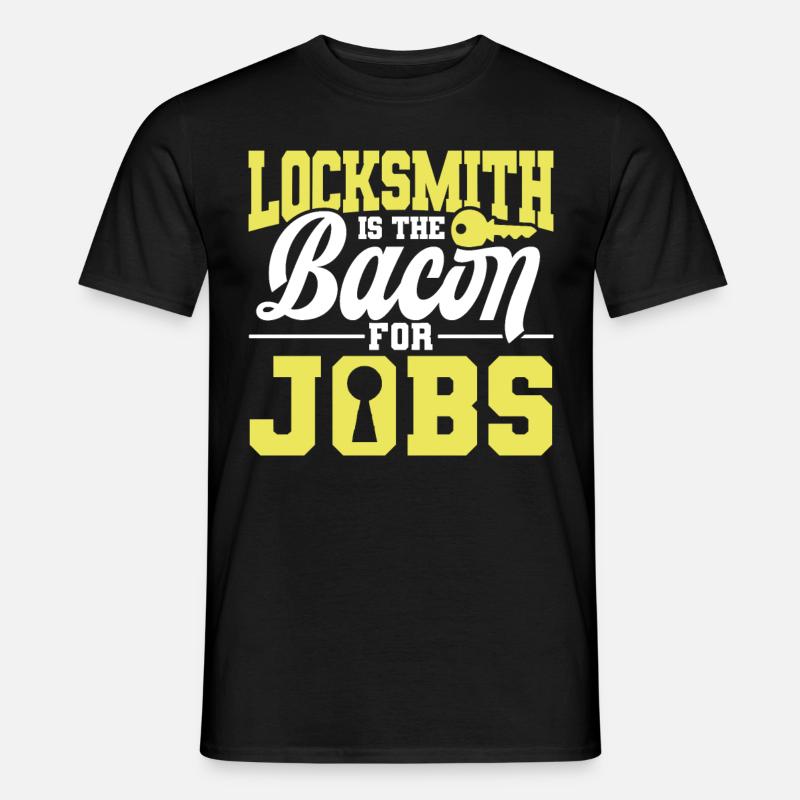 Locksmith Lock Picking Employee Locksmith - Men's T-Shirt - black
