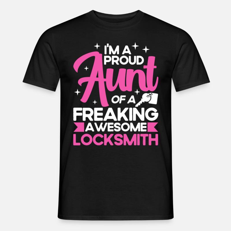 Locksmith Lock Picking Employee Locksmith - Men's T-Shirt - black