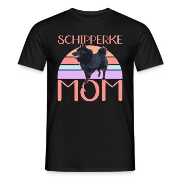 Schipperke Maman Propriétaire de Chien Propriétaire Chien Cadeau - T-shirt homme - noir - Devant - AI Model Male 178 light (178cm)