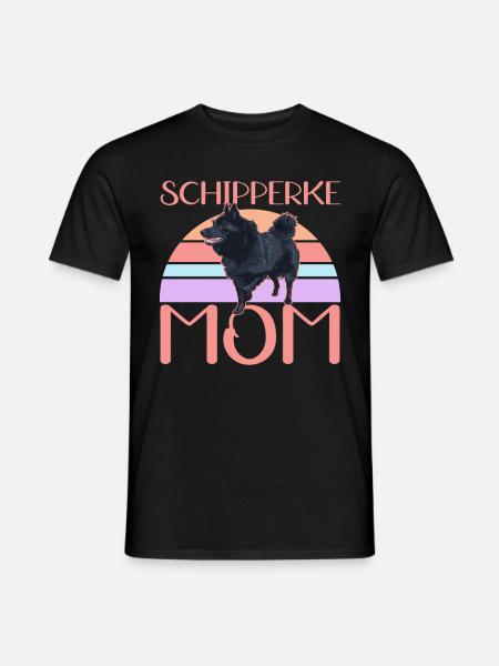 Schipperke Maman Propriétaire de Chien Propriétaire Chien Cadeau - T-shirt homme - noir