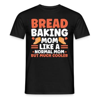 Pain Cuisson Cadeau Boulangerie Citation Boulanger - T-shirt homme - noir - Devant - AI Model Male 178 light (178cm)