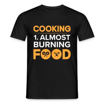 Citazione dello chef Regalo Chef divertente - T-shirt uomo - nero - Fronte - AI Model Male 178 light (178cm)