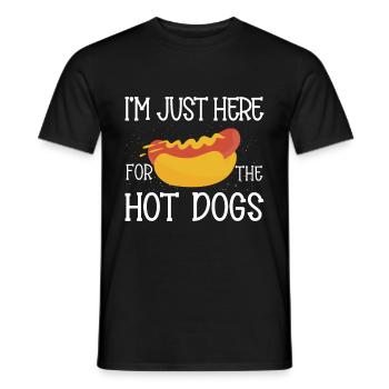 Hotdog Food Lover Hotdogs Essen Hotdog Verkäufer - Männer T-Shirt - Schwarz - Vorne - AI Model Male 178 light (178cm)