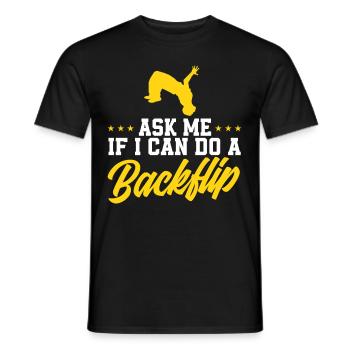 Parkour Cadeau Freerunning Parkour Runner - T-shirt homme - noir - Devant - AI Model Male 178 light (178cm)