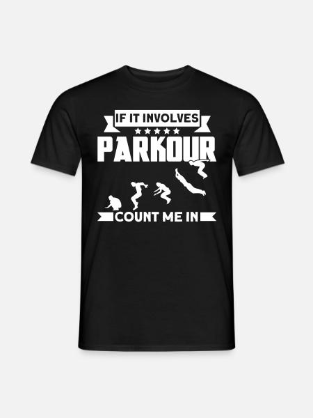 Parkour Gift Freerunning Parkour Runner - Men's T-Shirt - black
