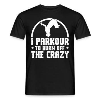 Parkour Cadeau Freerunning Parkour Runner - T-shirt homme - noir - Devant - AI Model Male 178 light (178cm)