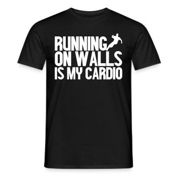 Parkour Cadeau Freerunning Parkour Runner - T-shirt homme - noir - Devant - AI Model Male 178 light (178cm)