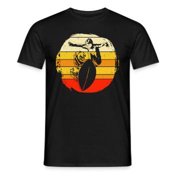 Skimboard Surfing Skimborden Skimbording Cadeau - T-shirt homme - noir - Devant - AI Model Male 178 light (178cm)
