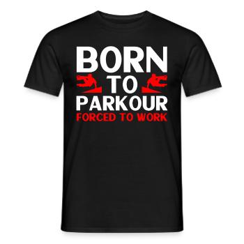 Parkour Cadeau Freerunning Parkour Runner - T-shirt homme - noir - Devant - AI Model Male 178 light (178cm)