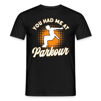 Parkour Cadeau Freerunning Parkour Runner - T-shirt homme - noir - Devant - AI Model Male 178 light (178cm)