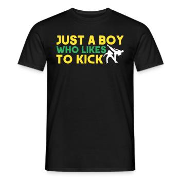 Capoeira Cadeau Brésil Arts Martiaux Capoeira - T-shirt homme - noir - Devant - AI Model Male 178 light (178cm)
