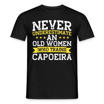 Capoeira Cadeau Brésil Arts Martiaux Capoeira - T-shirt homme - noir - Devant - AI Model Male 178 light (178cm)