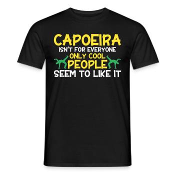 Capoeira Cadeau Brésil Arts Martiaux Capoeira - T-shirt homme - noir - Devant - AI Model Male 178 light (178cm)