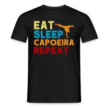 Capoeira Cadeau Brésil Arts Martiaux Capoeira - T-shirt homme - noir - Devant - AI Model Male 178 light (178cm)