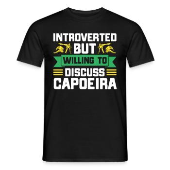 Capoeira Cadeau Brésil Arts Martiaux Capoeira - T-shirt homme - noir - Devant - AI Model Male 178 light (178cm)