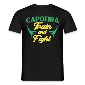 Capoeira Geschenk Brasilien Kampfkunst Capoeira - Männer T-Shirt - Schwarz - Vorne - AI Model Male 178 light (178cm)