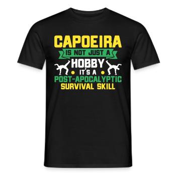 Capoeira Geschenk Brasilien Kampfkunst Capoeira - Männer T-Shirt - Schwarz - Vorne - AI Model Male 178 light (178cm)