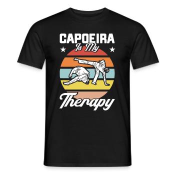 Capoeira Cadeau Brésil Arts Martiaux Capoeira - T-shirt homme - noir - Devant - AI Model Male 178 light (178cm)