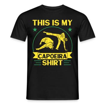 Capoeira Cadeau Brésil Arts Martiaux Capoeira - T-shirt homme - noir - Devant - AI Model Male 178 light (178cm)