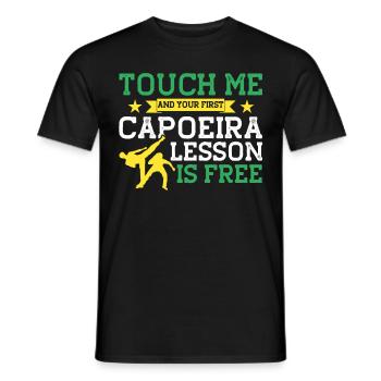 Capoeira Geschenk Brasilien Kampfkunst Capoeira - Männer T-Shirt - Schwarz - Vorne - AI Model Male 178 light (178cm)