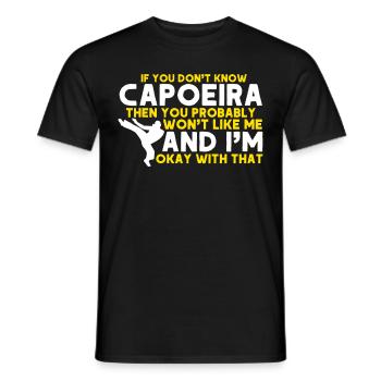 Capoeira Geschenk Brasilien Kampfkunst Capoeira - Männer T-Shirt - Schwarz - Vorne - AI Model Male 178 light (178cm)
