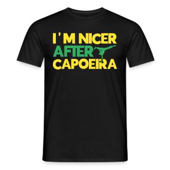 Capoeira Geschenk Brasilien Kampfkunst Capoeira - Männer T-Shirt - Schwarz - Vorne - AI Model Male 178 light (178cm)