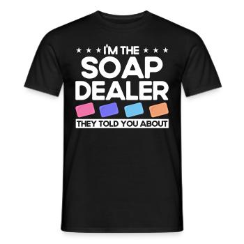 Soap Making Gift Homemade Soap Maker - Männer T-Shirt - Schwarz - Vorne - AI Model Male 178 light (178cm)