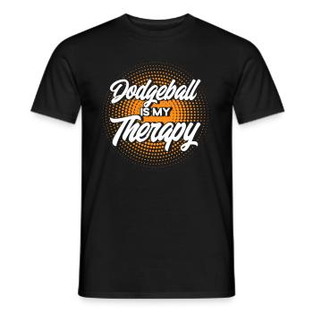 Dodgeball Player Gift Ball Games Dodgeball - Men's T-Shirt - black - Front - AI Model Male 178 light (178cm)