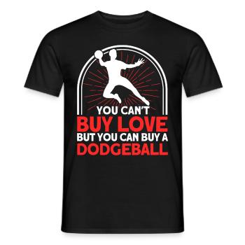 Dodgeball Spieler Geschenk Ballspiele Dodgeball - Männer T-Shirt - Schwarz - Vorne - AI Model Male 178 light (178cm)