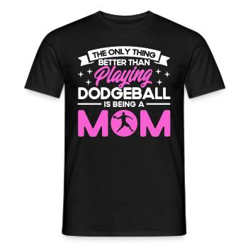 Dodgeball Player Gift Ball Jeux Dodgeball - T-shirt homme - noir - Devant - AI Model Male 178 light (178cm)