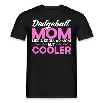 Dodgeball Player Gift Ball Games Dodgeball - Men's T-Shirt - black - Front - AI Model Male 178 light (178cm)