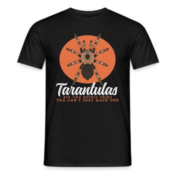 Tarantula Spider Tarantula Tarantula Tarantula Gift - Men's T-Shirt - black - Front - AI Model Male 178 light (178cm)