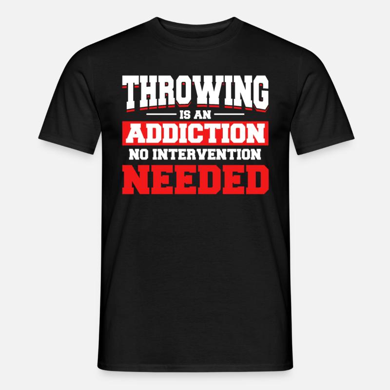 Diskuswerfen Diskuswerfer Geschenk - Männer T-Shirt - Schwarz