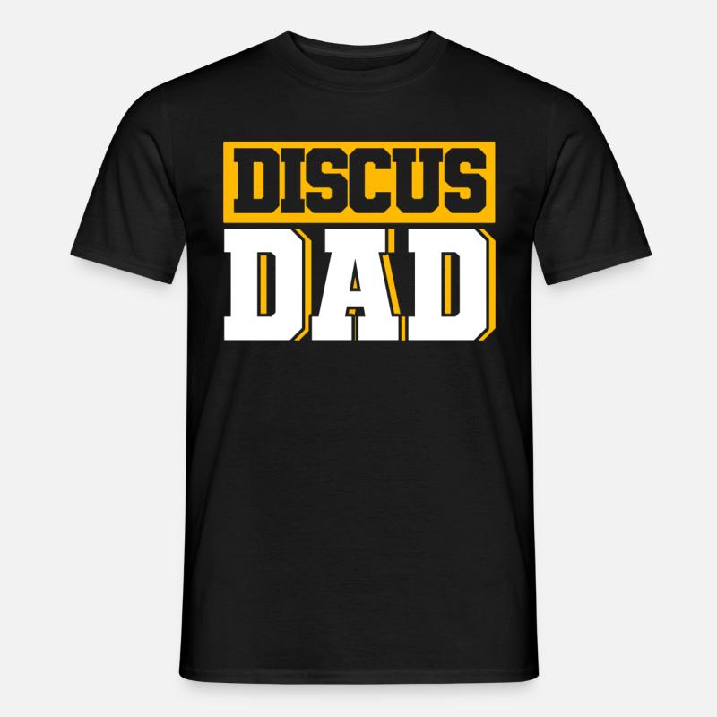 Diskuswerfen Diskuswerfer Geschenk - Männer T-Shirt - Schwarz