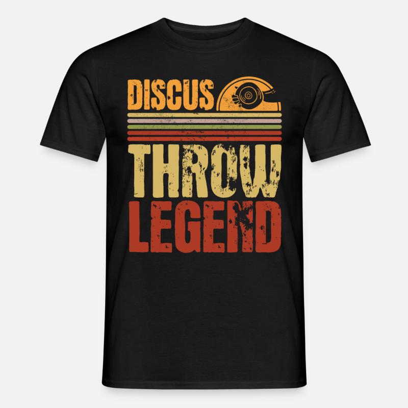 Discus Throw Discus Thrower Gift - Men's T-Shirt - black