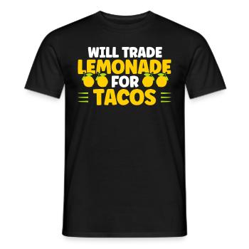 Limonadenstand Zitronensaft Limonade Geschäft - Männer T-Shirt - Schwarz - Vorne - AI Model Male 178 light (178cm)
