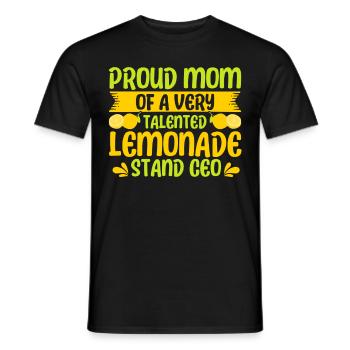 Limonadenstand Zitronensaft Limonade Geschäft - Männer T-Shirt - Schwarz - Vorne - AI Model Male 178 light (178cm)