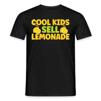 Limonadenstand Zitronensaft Limonade Geschäft - Männer T-Shirt - Schwarz - Vorne - AI Model Male 178 light (178cm)