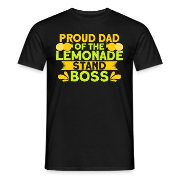 Limonadenstand Zitronensaft Limonade Geschäft - Männer T-Shirt - Schwarz - Vorne - AI Model Male 178 light (178cm)