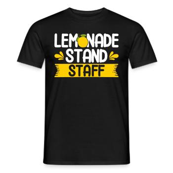 Limonadenstand Zitronensaft Limonade Geschäft - Männer T-Shirt - Schwarz - Vorne - AI Model Male 178 light (178cm)