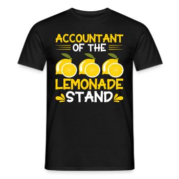 Limonadenstand Zitronensaft Limonade Geschäft - Männer T-Shirt - Schwarz - Vorne - AI Model Male 178 light (178cm)